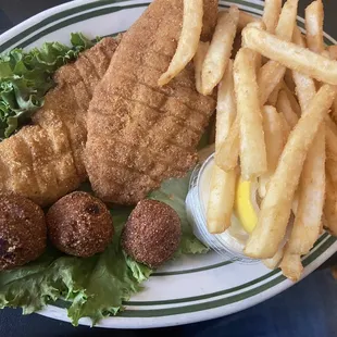 Catfish dinner