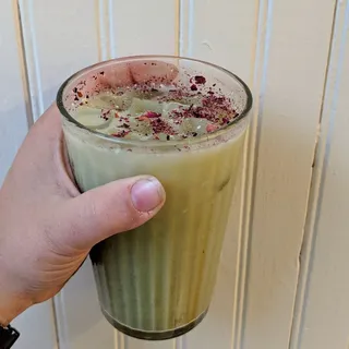 Jade Matcha Rose Latte