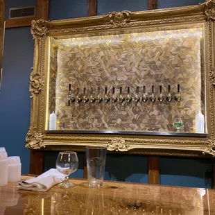 a picture of a table with a glass of wine