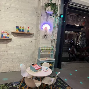 Kid area inside