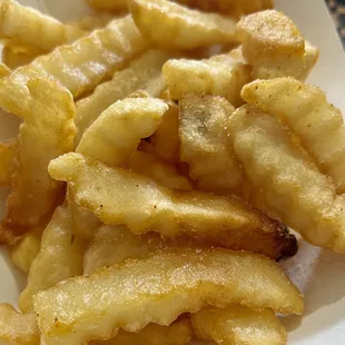 Crispy crinkle fries