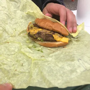 One kid had some food left.