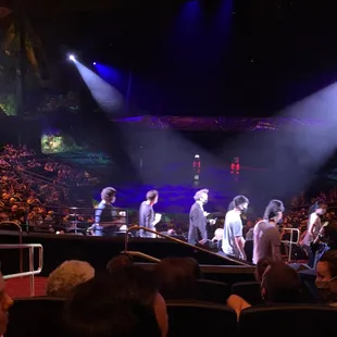 Waiting for show to start :)