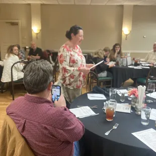 Just stand up and read your lines.