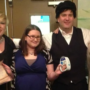 Natalie Suteris won the Hammy award and Bob Lee won the Super Sleuth award in MY BIG FAT GREEK MURDER