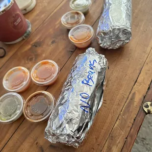 Hawaiian Burritos with Habanero Sauce