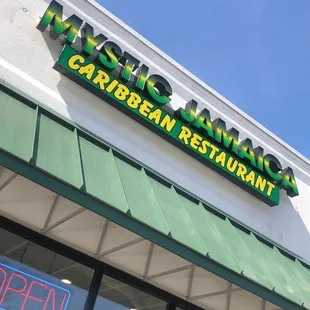 the front of the restaurant
