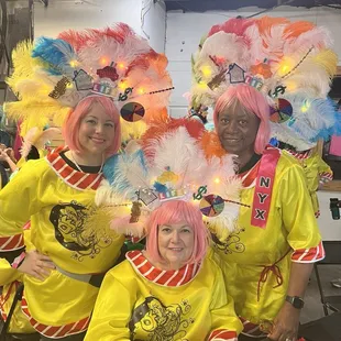 Some of the beautiful sisters of the Mystic Krewe of NYX 2024 at the pre-party!