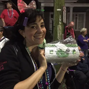 First catch off the first major float!