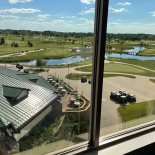 Main tower overlooks the golf course.  This is the 7th floor