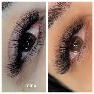 What client wanted (R) and what she got (L) volume set