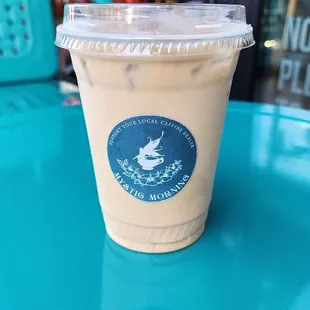 Iced Latte with Cinnamon