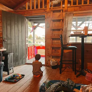 We added kids gate at the front and it was truly helpful!