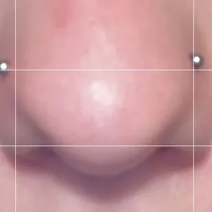 Crooked and pierced too high for no reason, I wouldn't be able to put rings in???