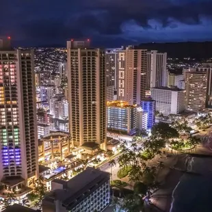 MSP Lights up the Marriot Waikiki with a heart during the height of the COVID in April 2020. Thanks to my buddy Valen for this droneshot@4am
