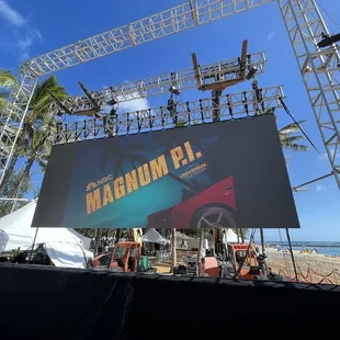 Sunset on the Beach with MYSTICAL SOUNDS brand new P2.6mm LED wall