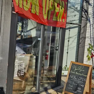 Just opened last week