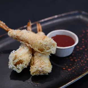 Crispy Rice Tempura Shrimp