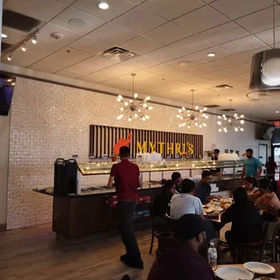 Restaurant is filled with all Indian people you know this place is good