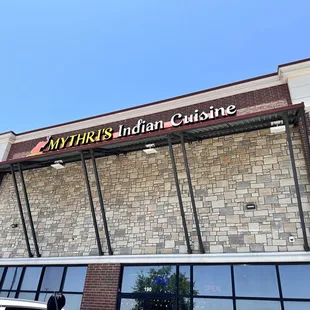 outside