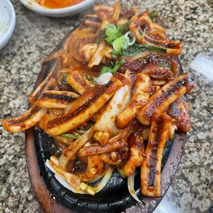 Spicy squid