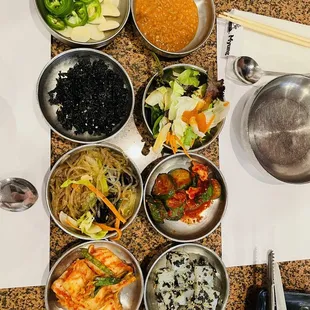 Side dishes (banchan)!