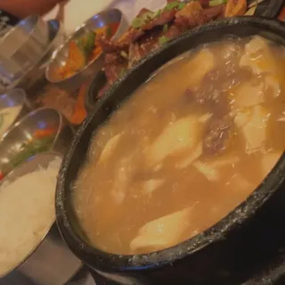 C1. BBQ Beef Short Rib Tofu Soup Combo ()