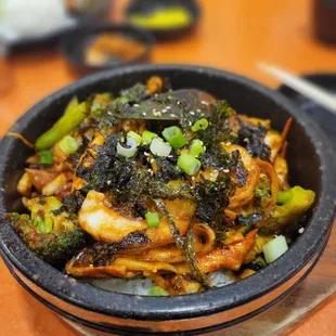 Seafood Dolsot Bibimbap