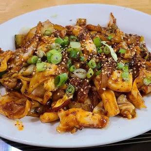 Stir-Fried Squid - Delicious!
