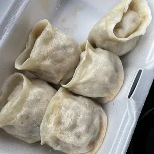 Korean dumplings (pork and kimchi)