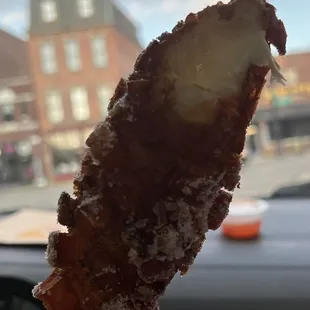 Sweet potato  cheese hotdog