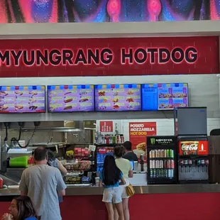 customers at the counter