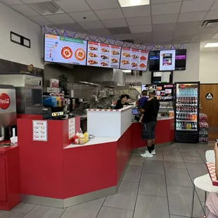 Counter to place your order