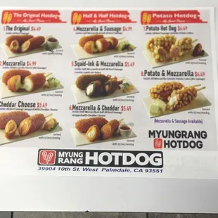 ramen and noodles, menu