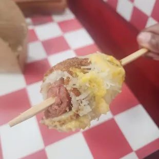 11. Monster double. All beef and mozzarella inside.