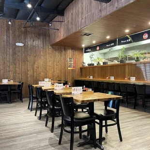 the interior of a restaurant