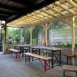 Patio sitting