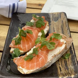 Salmon Tartine