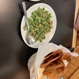two plates of food