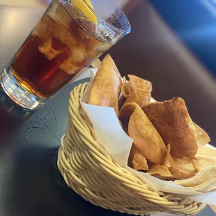 Awesome homemade pita chips!