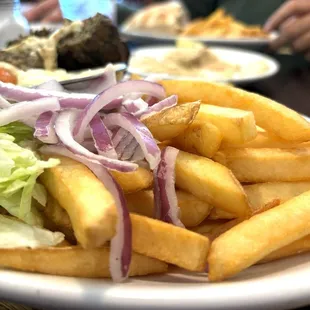 Kafka platter with fries