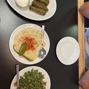 a table of food