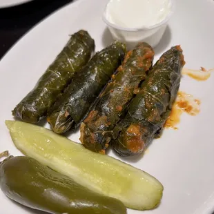 Grape leaves