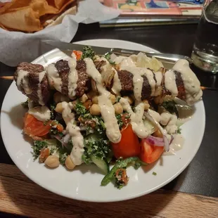 Beef Kebab Plate