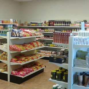a view of a grocery store