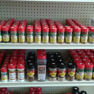 We carry a great selection of different spices!