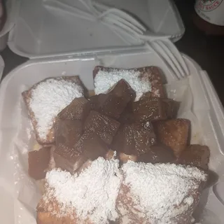 Pineapple Rum Upside Down Beignets