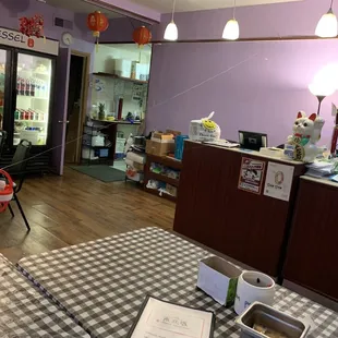 interior, sushi and sashimi