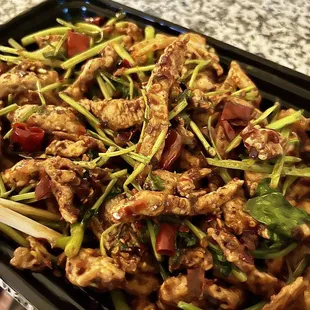 P9. Spicy Pork with Cilantro. Amazing