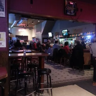 Inside the bar